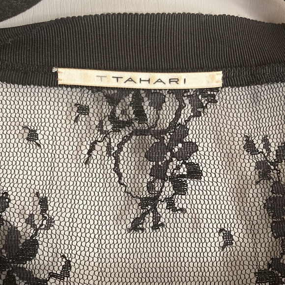 T Tahari sheer lace tank - Picture 3 of 5